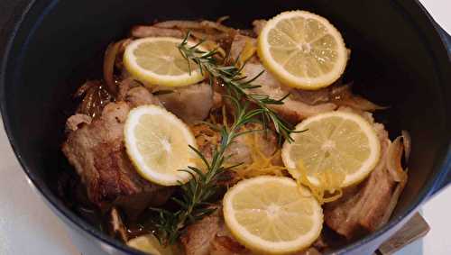Tendrons de veau au citron