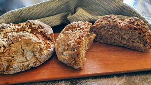 Wheaten bread, pain de froment aux flocons d'avoine
