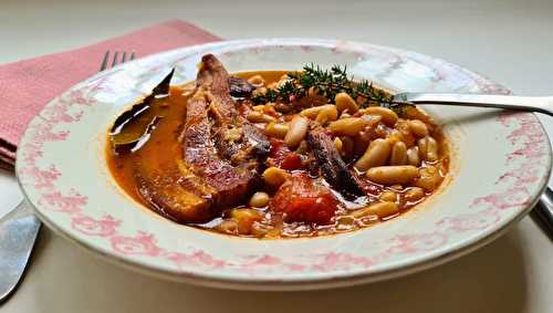 Soupe de mogettes au lard fumé