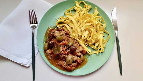 Sauté de veau aux olives