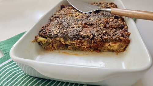 Crumble aux poireaux