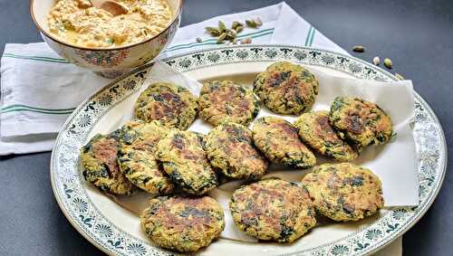 Pakora aux pommes de terre et épinards