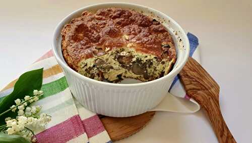 Soufflé léger aux champignons