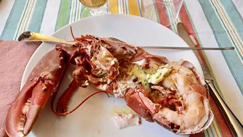 Homard grillé au four