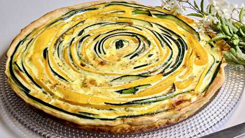 Tarte serpentin aux courgettes