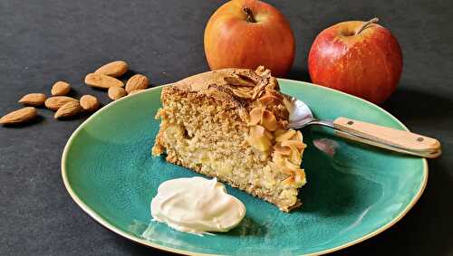 Moelleux aux pommes et amandes (sans beurre)