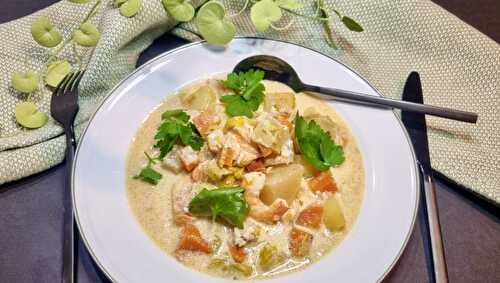 Chowder au poisson à ma façon