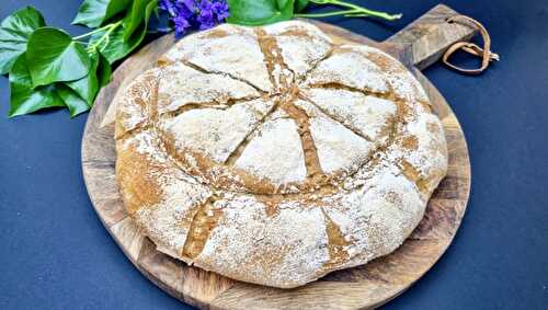 Miche fermière anglaise (cottage loaf)