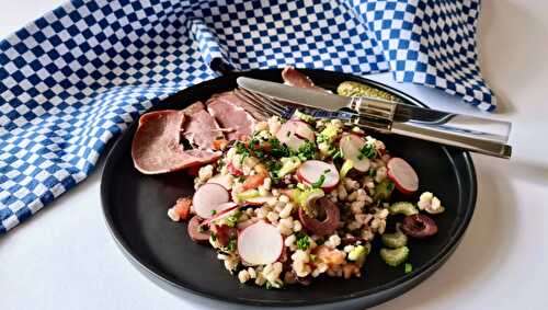 Salade d’orge perlé à la sicilienne