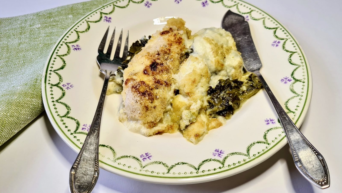 Gratin de lotte à l’oseille