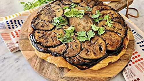 Tatin d’aubergines selon Cyril Lignac