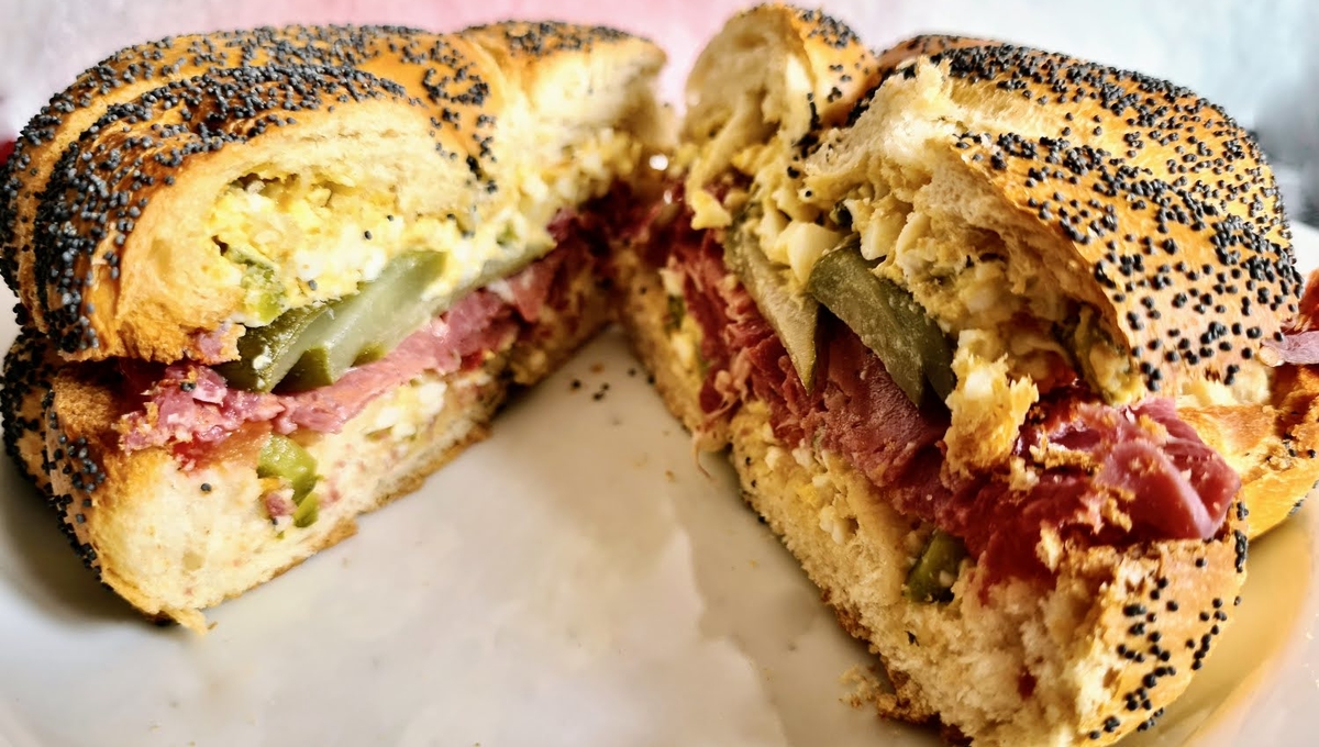 Bagels au pastrami