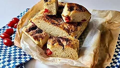 Focaccia aux tomates cerises