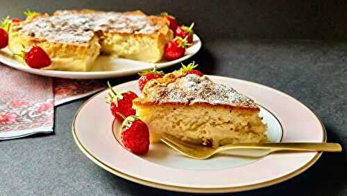 Gâteau magique à la vanille