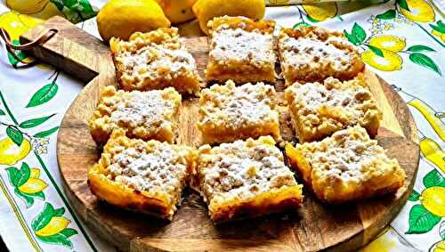 Carrés au citron
