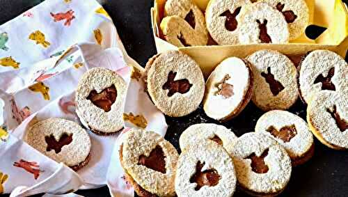 Sablés de Pâques fourrés au praliné