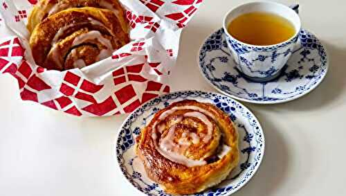 Kanelsnegle, roulés à la cannelle danois