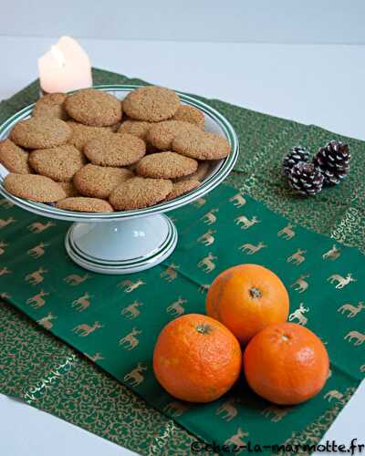Biscuits à la polenta, à l’orange et aux épices de Noël (Recette autour d’un ingrédient #68 et Cadeaux gourmands #5, Saison 2020)