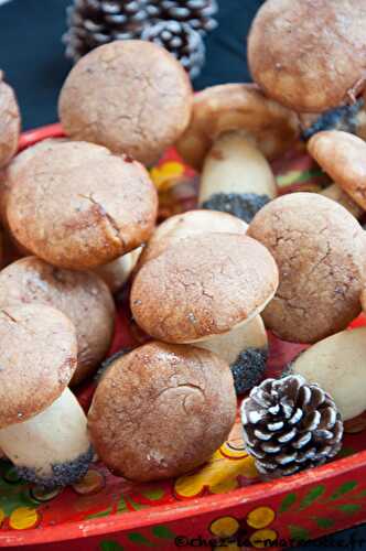 Biscuits champignons (Cadeaux Gourmands #9, Saison 2020)