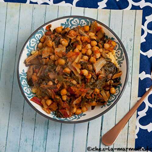 Blettes mijotées à la tomate (Recette Cook Expert de Magimix)