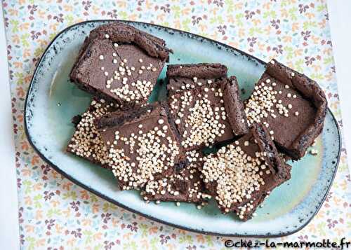 Brownie à la farine de quinoa (sans gluten) – Marmotte cuisine… veggie !