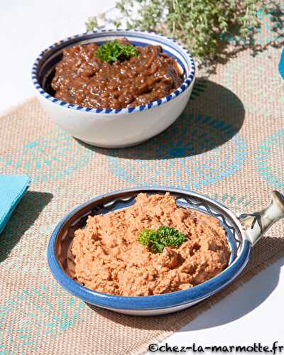 Caviar d’aubergines à la marocaine et Muhammara