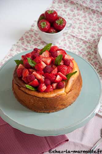 Cheesecake aux fraises