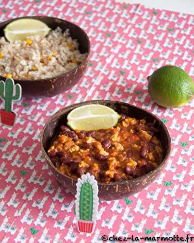 Chili con soya (Recette végétale au Cook Expert de Magimix)