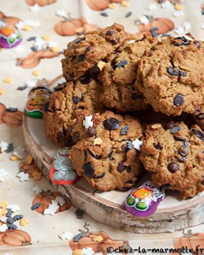 Cookies à la citrouille et aux pépites de chocolat (Recettes d’Halloween #5)