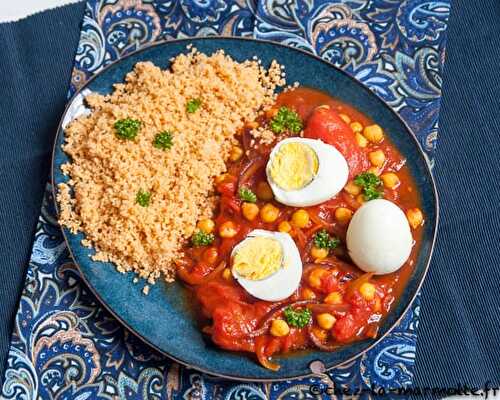 Curry d’œuf et de pois chiches