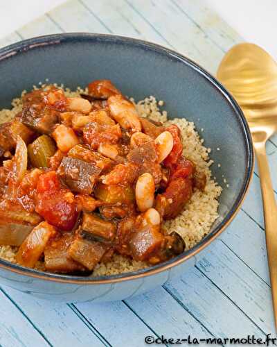 Curry de fenouil et d’aubergine aux haricots blancs (Des légumineuses dans nos assiettes même en été ! #5)