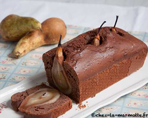 Gâteau du matin choco-poires