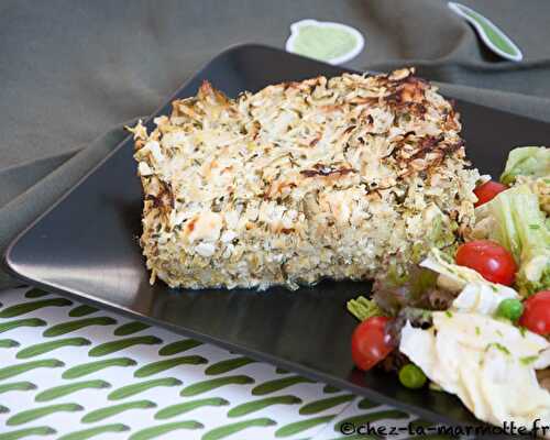 Gratin de courgettes au riz