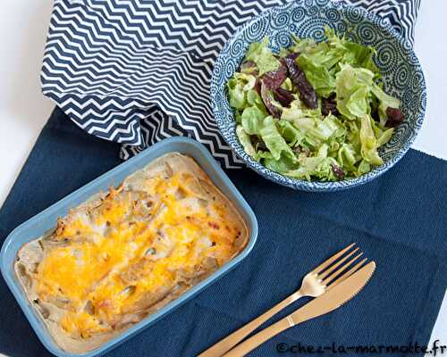 Gratin de poires de terre à la béchamel