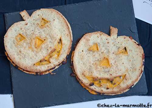 Jack-O-Lantern Quesadillas (Recettes d’Halloween #4)