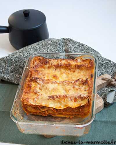 Lasagnes classiques végétariennes (D’un blog à l’autre #1)