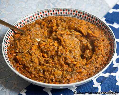 Lentilles à la marocaine