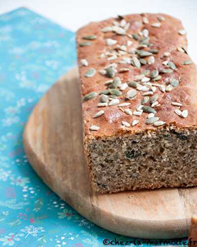 Pain de mie aux graines et aux blancs d’œufs