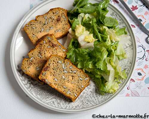 Pain de patate douce aux tomates séchées et cheddar