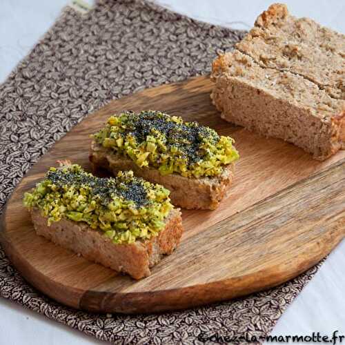 Porridge bread et smoothie