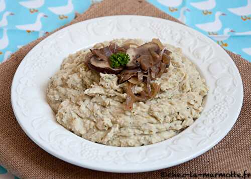 Purée de flageolets aux herbes de Provence