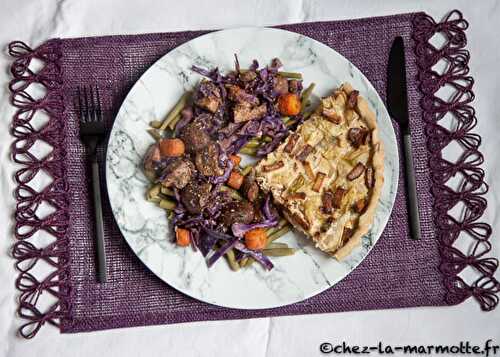 Quiche au chou pointu (Cuisine végétale)