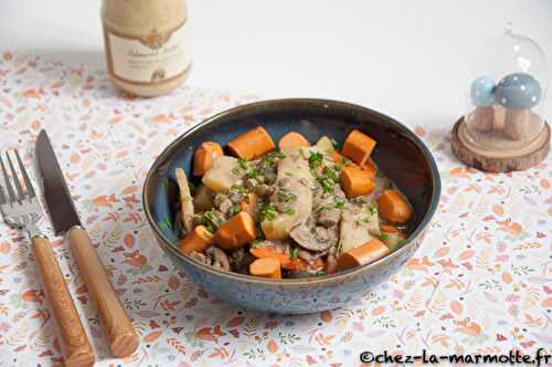 Ragoût de champignons, lentilles blondes et pommes de terre – Marmotte cuisine… veggie !