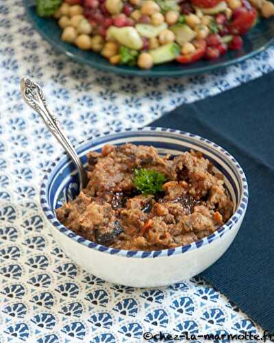 Raheb, la tartinade d’aubergines du Liban