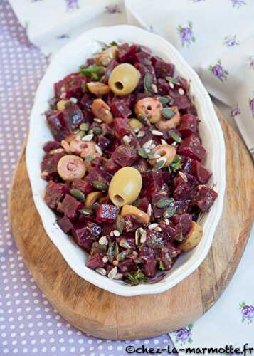 Salade de betteraves aux olives