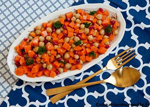 Salade de carottes et de pois chiches