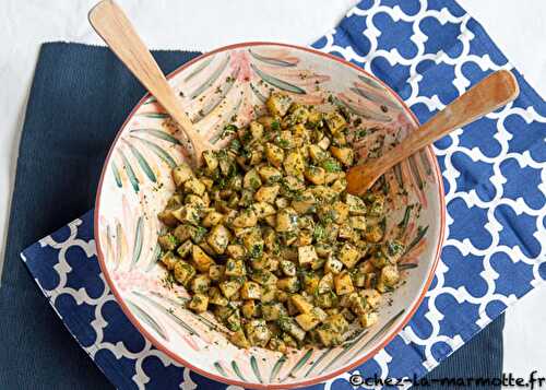 Salade de pommes de terre à la chermoula