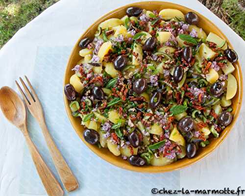 Salade de pommes de terre à la grecque