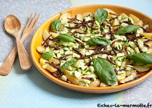 Salade de pommes de terre au basilic