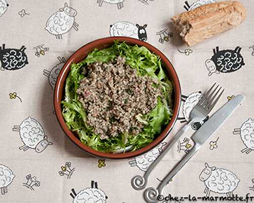 Salade de topinambours crus